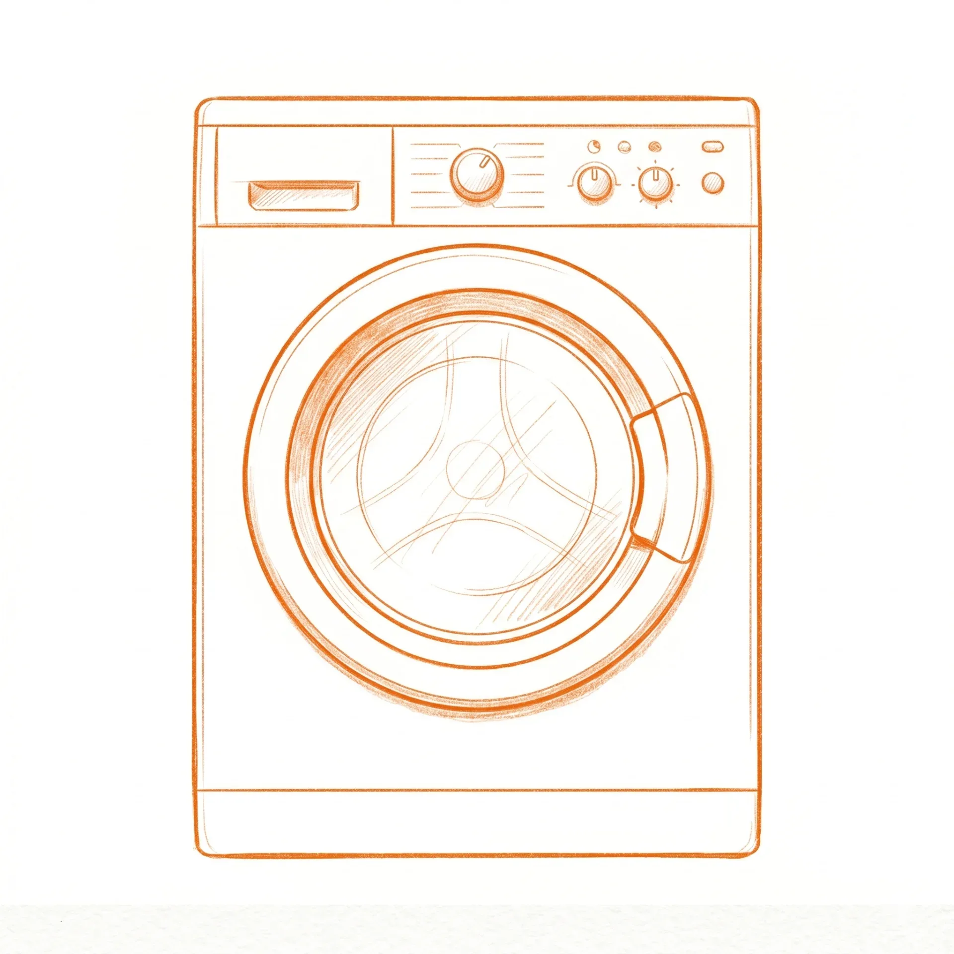 Washing machine repair illustration
